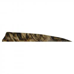 Plume de flèche Naturelle Gateway Shield - 4 Pouces / Marron Camo