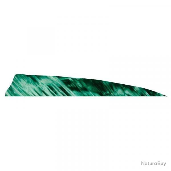 Plume de flche Naturelle Gateway Shield - 4 Pouces / Vert Camo