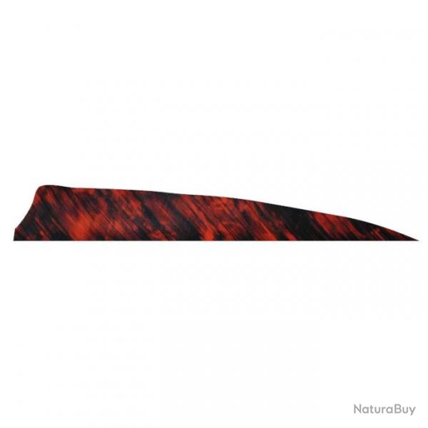 Plume Naturelle Gateway Shield - 4 Pouces / Rouge Camo