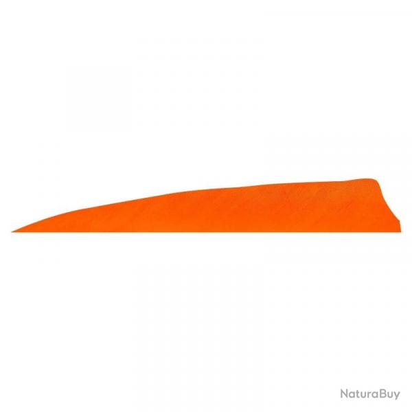 Plume de flche Naturelle Gateway Shield - 5 Pouces / Orange