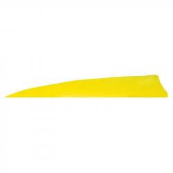 Plume de flèche Naturelle Gateway Shield - 5 Pouces / Jaune