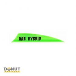 Plume Plastique AAE Hybrid 1.85 - Vert Fluo