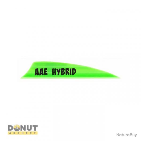 Plume Plastique AAE Hybrid 1.85 - Vert Fluo