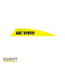 Plume Plastique AAE Hybrid 1.85 - Jaune Fluo