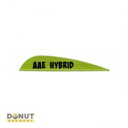 Plume Plastique AAE Hybrid 26 - Jaune Fluo