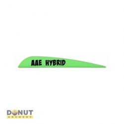 Plume Plastique AAE Hybrid 40 - Vert Fluo