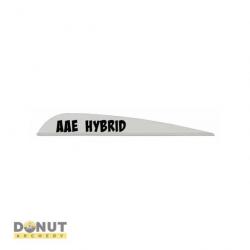 Plume Plastique AAE Hybrid 40 - Blanc