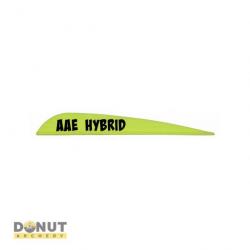 Plume Plastique AAE Hybrid 40 - Jaune Fluo