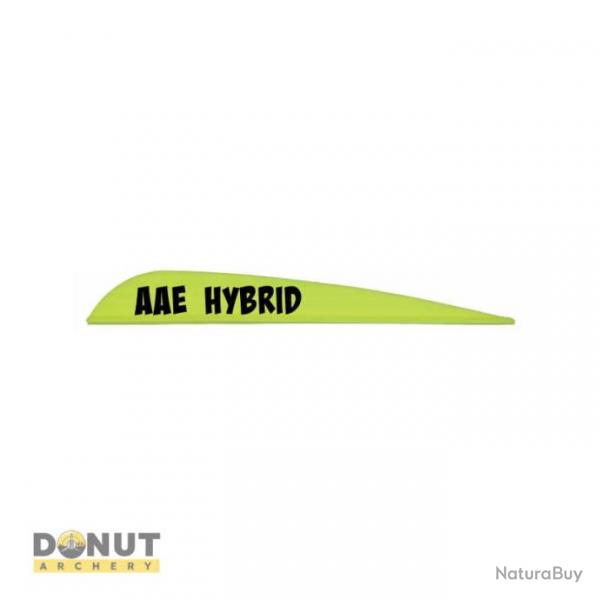 Plume Plastique AAE Hybrid 40 - Jaune Fluo