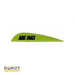 Plume Plastique AAE MAX PM-23 (par 100) - Jaune Fluo