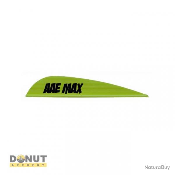 Plume Plastique AAE MAX PM-23 (par 100) - Jaune Fluo