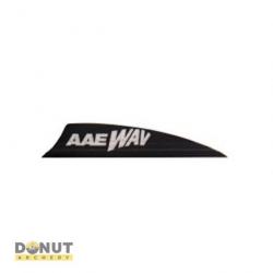 Plume Plastique AAE Wav - 2 Pouces / Noir