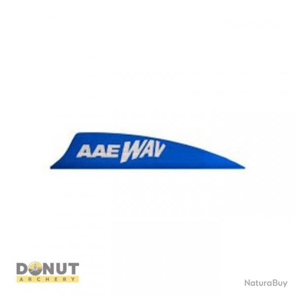 Plume Plastique AAE Wav - 2 Pouces / Bleu