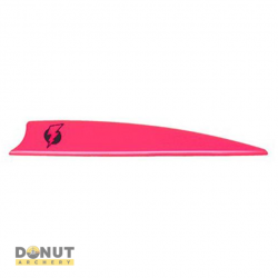 Plume Plastique BOHNING Bolt (Par 100) - Rose Fluo