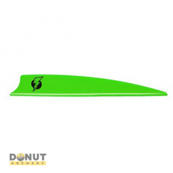 Plume Plastique BOHNING Bolt (Par 100) - Vert Fluo