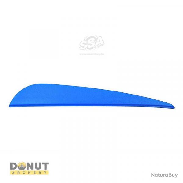 Plume de flche Plastique BOHNING Bronco ( par 100 ) - 4 Pouces / Bleu Satin