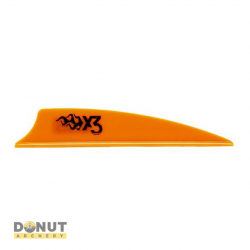 Plume Plastique BOHNING X3 - 2.25 Pouces / Neon Orange