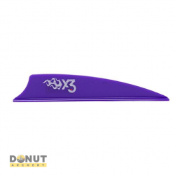 Plume Plastique BOHNING X3 - 2.25 Pouces / Violet