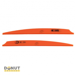 Plume Plastique BOHNING Zen - 4 Pouces / Neon Orange