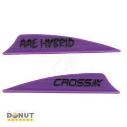 Plume Plastique Cross-X Hybrid (par 50) - 1.85 Pouces / Violet