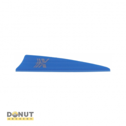 Plume de flèche Plastique CROSS-X Shield Nerve (par 100) - 2.5 Pouces / Bleu