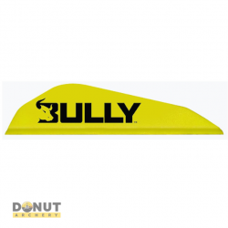 Plume Plastique EASTON Bully Boattail (par 100) - 2 Pouces / Jaune Fluo