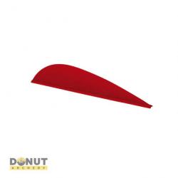 Plume Plastique Flex-Fletch FFP175 (par 100) - Rouge