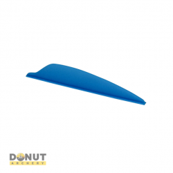 Plume Plastique Flex-Fletch FFP187 - Bleu fluo