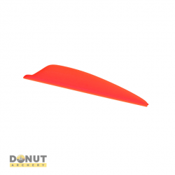 Plume Plastique Flex-Fletch FFP187 - Orange Fluo