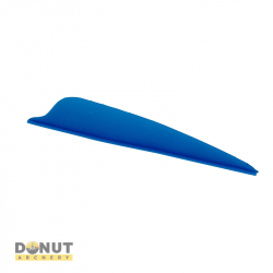 Plume de flèche Plastique Flex-Fletch FFP225 - Bleu fluo