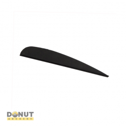 Plume Plastique Flex-Fletch FFP250 (par 100) - Noir