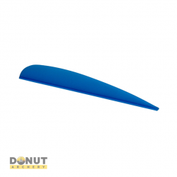 Plume Plastique Flex-Fletch FFP250 (par 100) - Bleu fluo