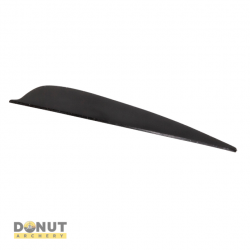 Plume Plastique Flex-Fletch FFP360 - Noir