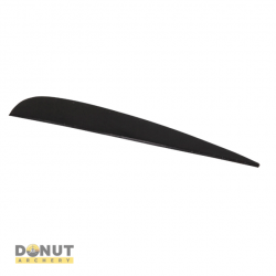 Plume Plastique Flex-Fletch FFP418 (par 100) - Noir