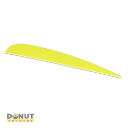 Plume de fl&egrave;che Plastique Flex-Fletch FFP418 (par 100) - Jaune Fluo