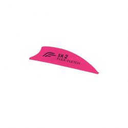 Plume Plastique Flex-Fletch SK2 - Rose