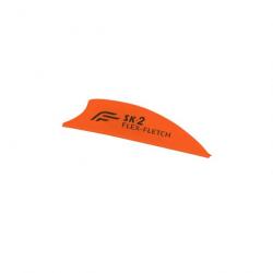 Plume Plastique Flex-Fletch SK2 - Orange