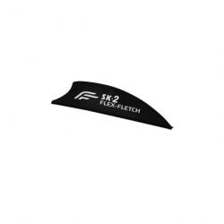 Plume Plastique Flex-Fletch SK2 - Noir