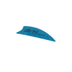 Plume Plastique Flex-Fletch SK2 - Bleu Perle