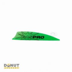 Plume Plastique Gas pro Naca 200 (par 40) - Vert