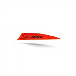 Plume de flèche Plastique Gas pro Naca 300 (par 25) - Jaune