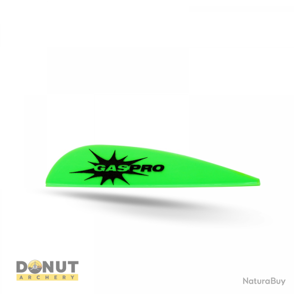 Plume de flche Plastique GASPRO GP-280 (par 25) - Vert Fluo