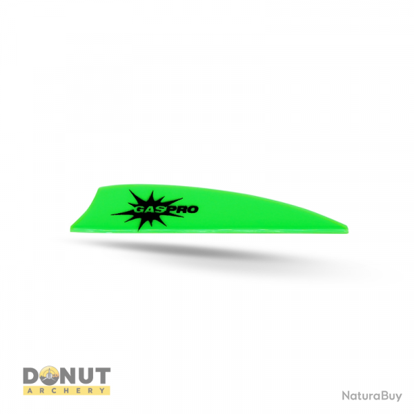 Plume de flche Plastique GASPRO GS-200 (par 40) - Flag Green