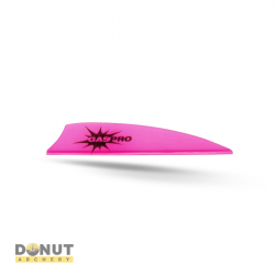 Plume de flèche Plastique GASPRO GS-200 (par 40) - Rose Fluo