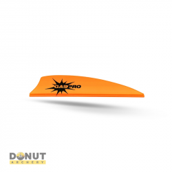 Plume de flèche Plastique GASPRO GS-200 (par 40) - Neon Orange
