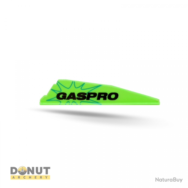 Plume de flche Plastique GASPRO GX-187 (par 40) - Flag Green