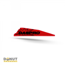 Plume de flèche Plastique GASPRO GX-187 (par 40) - Rouge