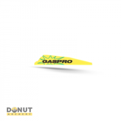 Plume de flèche Plastique GASPRO GX-187 (par 40) - Jaune Fluo