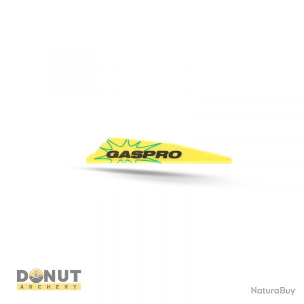 Plume de flche Plastique GASPRO GX-187 (par 40) - Jaune Fluo