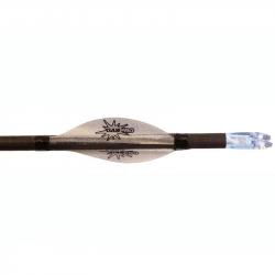 Plumes de flèche Gaspro Olympic 1.75 - Gaucher / Blanc